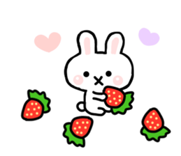Rabbit Strawberry 2 sticker #6625032