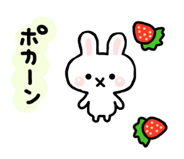 Rabbit Strawberry 2 sticker #6625036