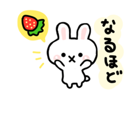 Rabbit Strawberry 2 sticker #6625039