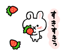 Rabbit Strawberry 2 sticker #6625042