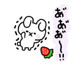 Rabbit Strawberry 2 sticker #6625043