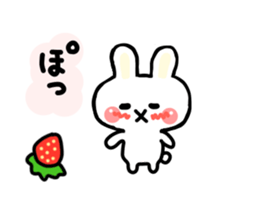 Rabbit Strawberry 2 sticker #6625045