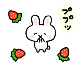 Rabbit Strawberry 2 sticker #6625049