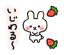 Rabbit Strawberry 2 sticker #6625057