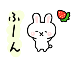 Rabbit Strawberry 2 sticker #6625059