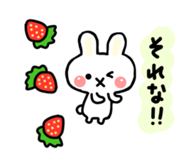 Rabbit Strawberry 2 sticker #6625062