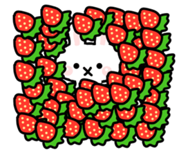 Rabbit Strawberry 2 sticker #6625063