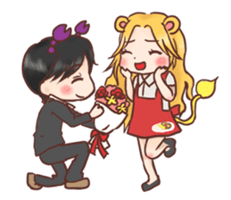 12 star mood sticker #6625459