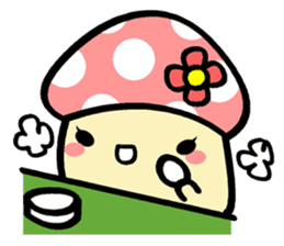 Mushroom and girlfriend sticker #6627002