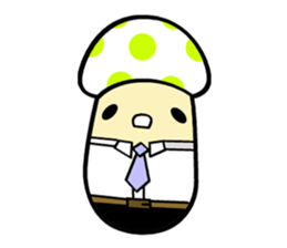 Mushroom and girlfriend sticker #6627005