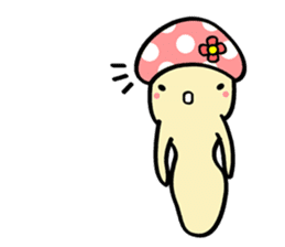 Mushroom and girlfriend sticker #6627007