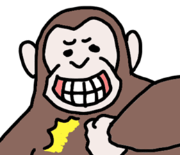 monkey monkey sticker #6627058