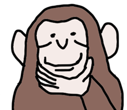 monkey monkey sticker #6627059