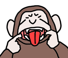 monkey monkey sticker #6627060