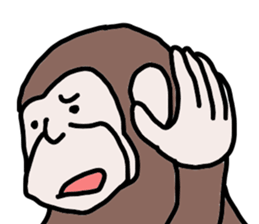 monkey monkey sticker #6627062