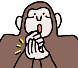 monkey monkey sticker #6627063