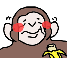 monkey monkey sticker #6627066