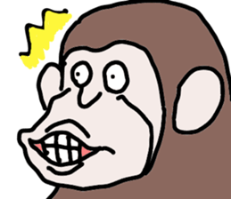 monkey monkey sticker #6627068