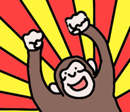 monkey monkey sticker #6627071
