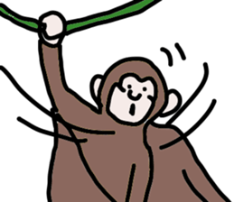 monkey monkey sticker #6627072