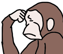 monkey monkey sticker #6627075