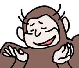 monkey monkey sticker #6627079