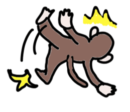 monkey monkey sticker #6627082