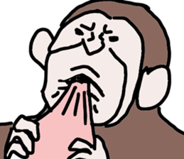 monkey monkey sticker #6627085