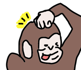 monkey monkey sticker #6627086
