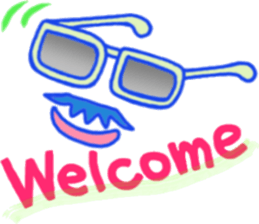 Glasses series (English) sticker #6627505