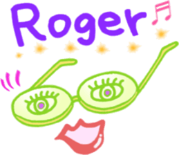 Glasses series (English) sticker #6627518