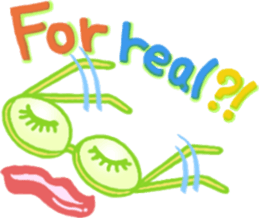 Glasses series (English) sticker #6627519