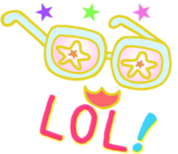 Glasses series (English) sticker #6627524