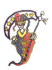Cynical clown Ver2 sticker #6627528