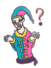 Cynical clown Ver2 sticker #6627534