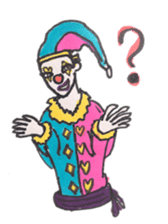 Cynical clown Ver2 sticker #6627534