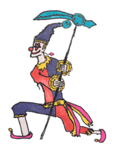 Cynical clown Ver2 sticker #6627540