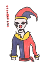 Cynical clown Ver2 sticker #6627541