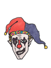 Cynical clown Ver2 sticker #6627544
