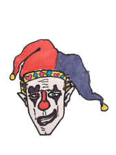 Cynical clown Ver2 sticker #6627544