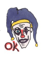 Cynical clown Ver2 sticker #6627545