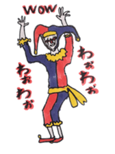 Cynical clown Ver2 sticker #6627548