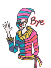 Cynical clown Ver2 sticker #6627550
