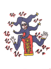 Cynical clown Ver2 sticker #6627555