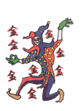 Cynical clown Ver2 sticker #6627560