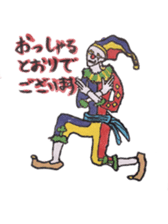 Cynical clown Ver2 sticker #6627561