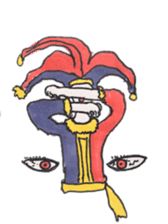 Cynical clown Ver2 sticker #6627563