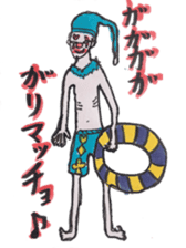 Cynical clown Ver2 sticker #6627564