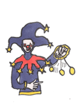 Cynical clown Ver2 sticker #6627566