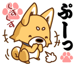It is a Japanese midget Shiba around sticker #6627579